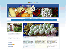 Tablet Screenshot of caseificiomichelangelo.com
